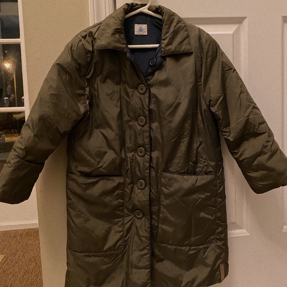 PETIT BATEAU reversible light puffer for girls